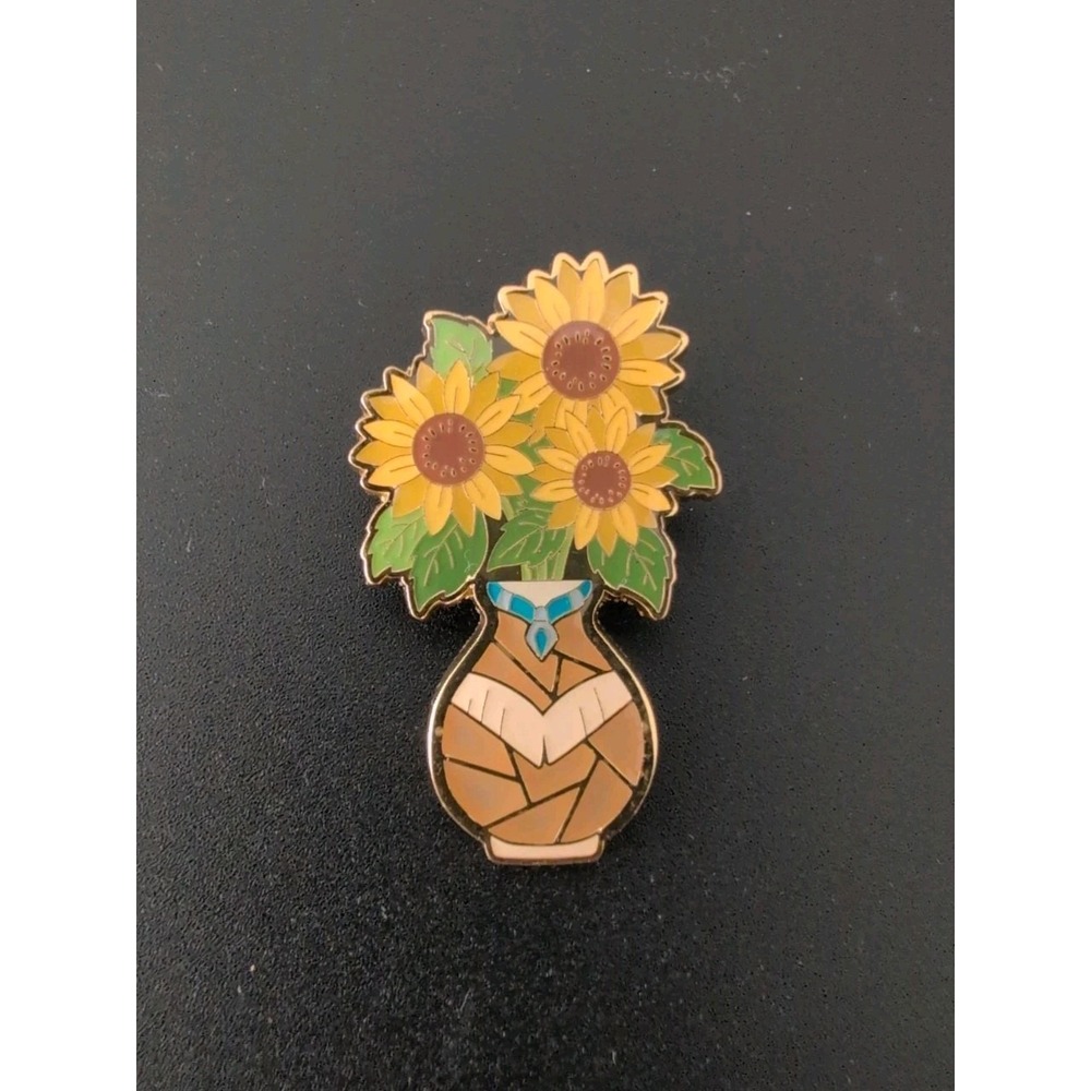 The Disney Loungefly Pocahontas Flower Vase Stained Glass Pin BoxLunch Exclusive